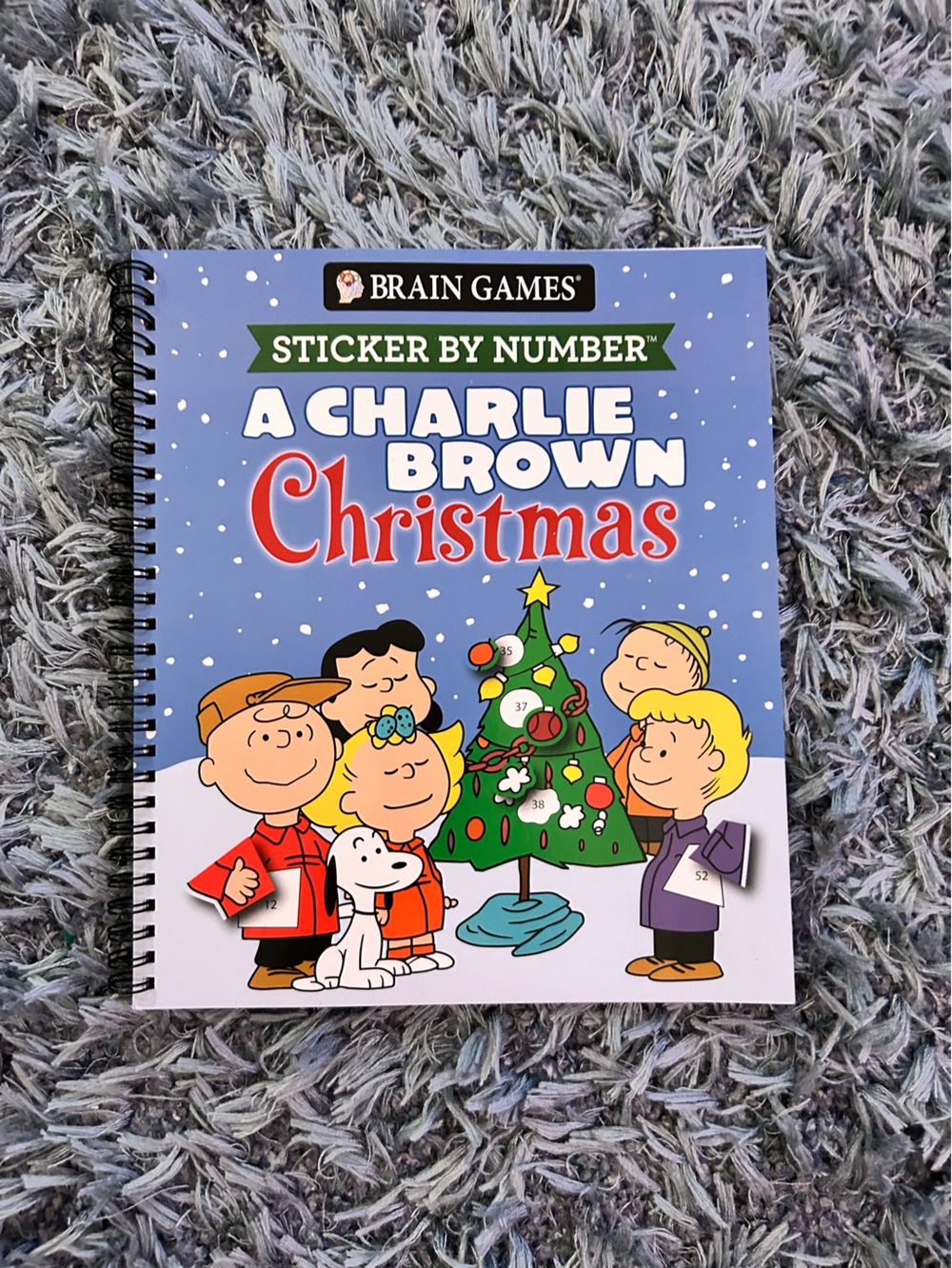 New Brain Games Sticker By Number - A Charlie Brown Christmas